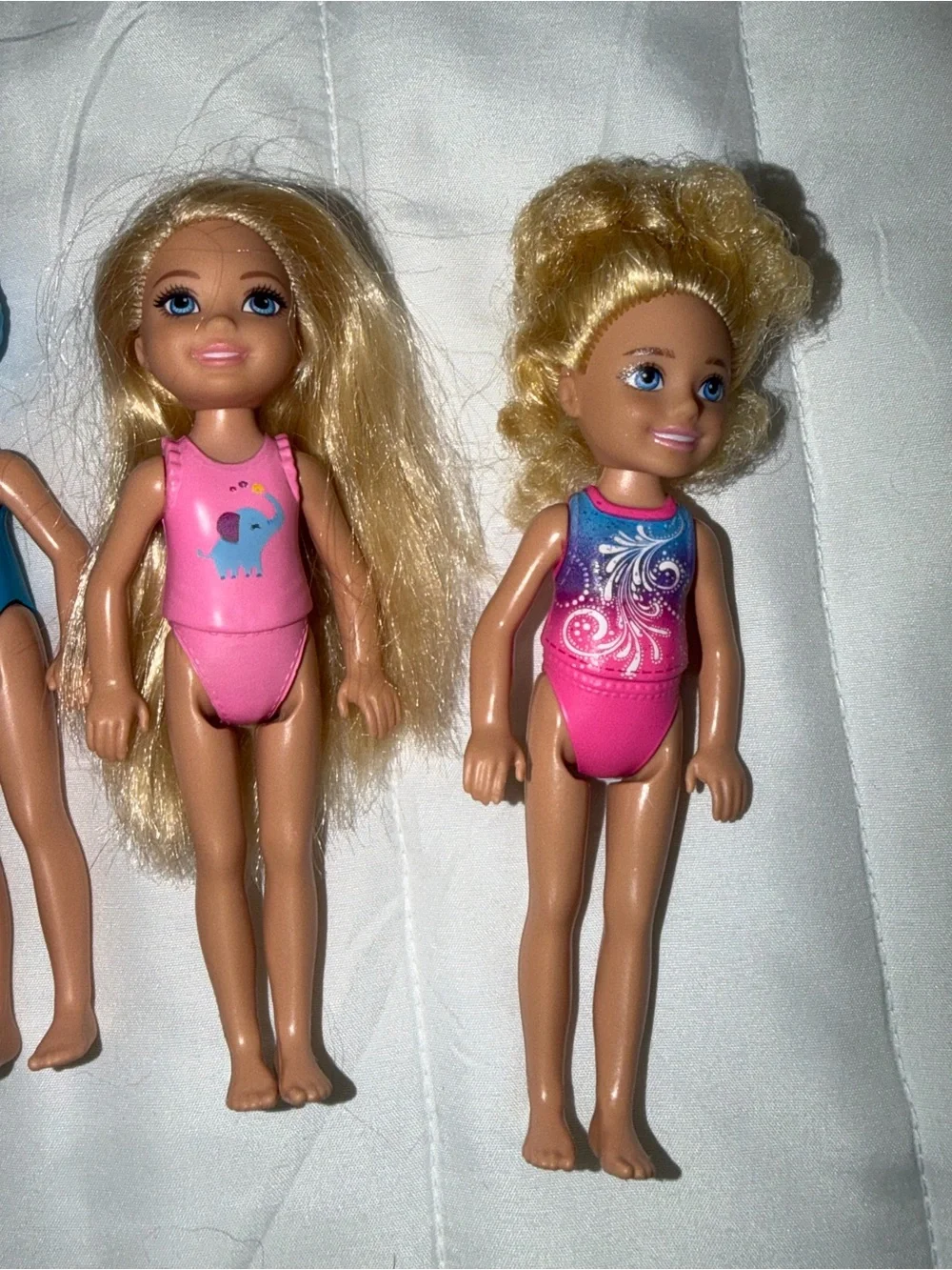 Mattel Barbie Chelsea Dolls LOT of 6 2016 2020 Swim Skater